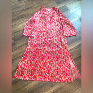 Vintage Oscar de la renta satin v neck night gown L $68